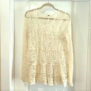 Free people lace top